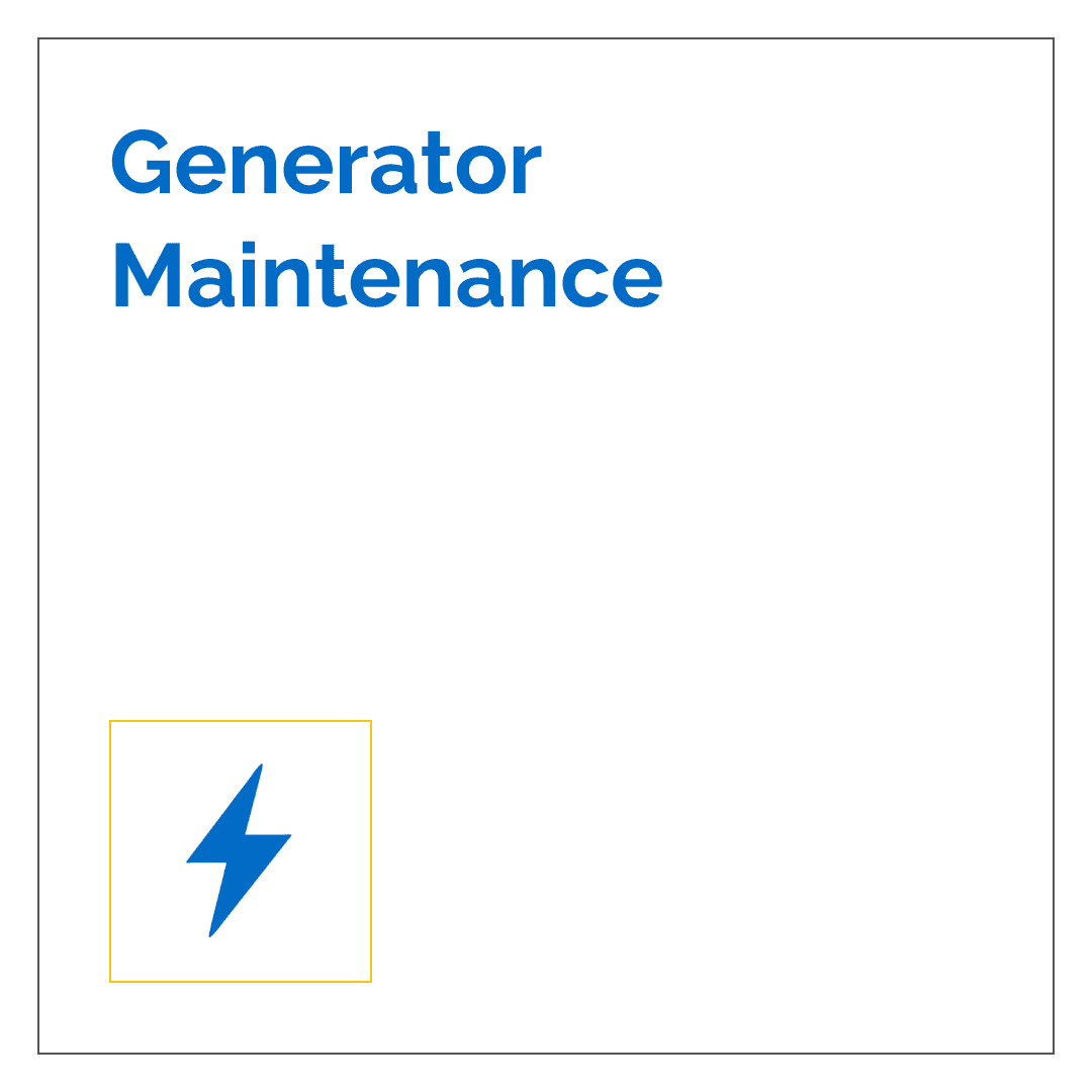 Generator Maintenance