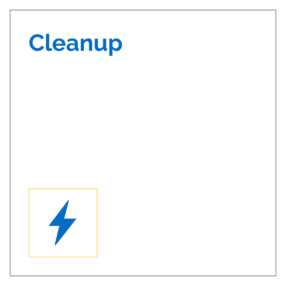 Cleanup