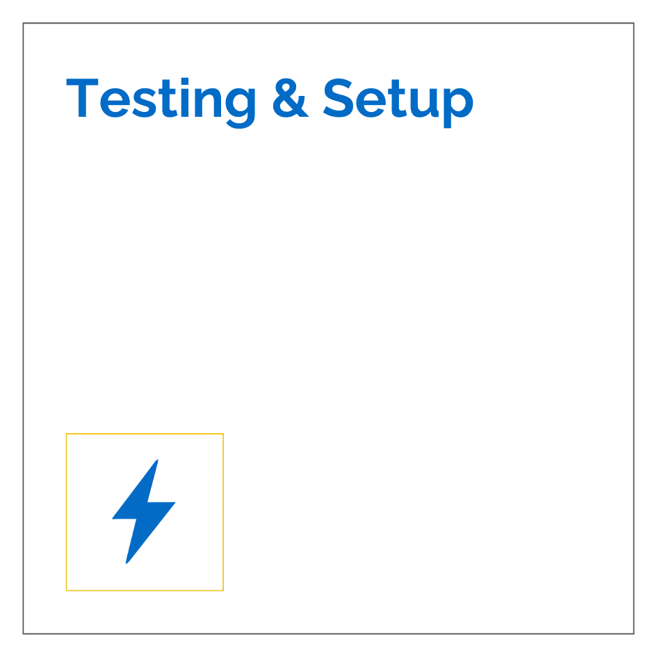 Testing & Setup